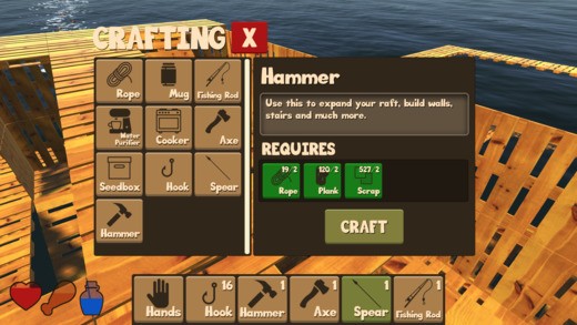 Raft船长漂流记
