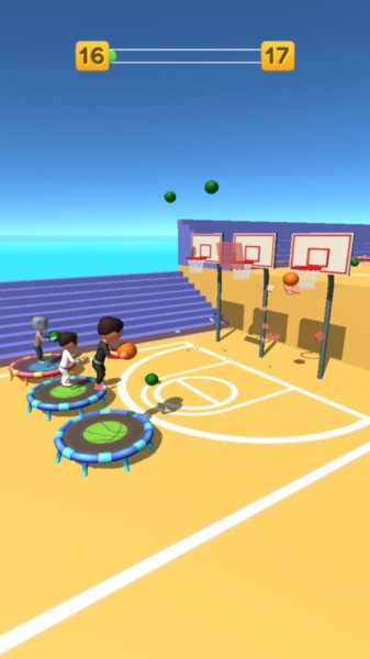 蹦床篮球3d