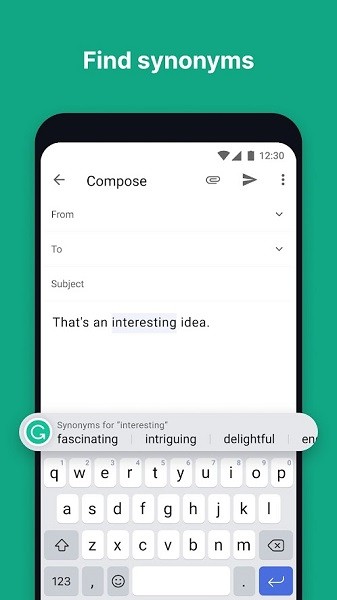Grammarly语法键盘