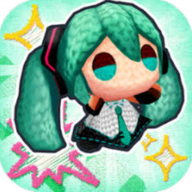 初音未来编织玩偶跳跃