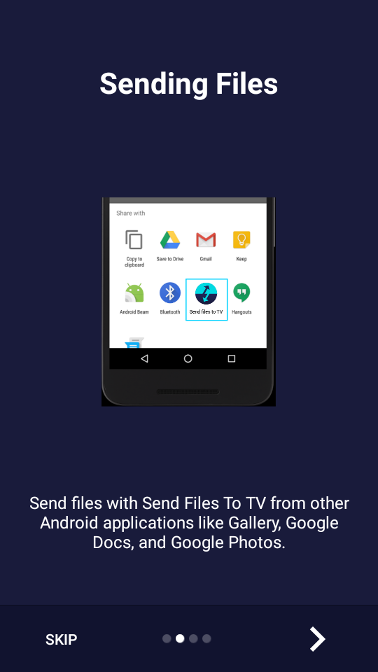 文件发送到电视Send Files To TV