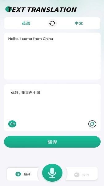 讲话和翻译-翻译器